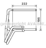AVA QUALITY COOLING ka6276 -  Теплообменник, отопление салона